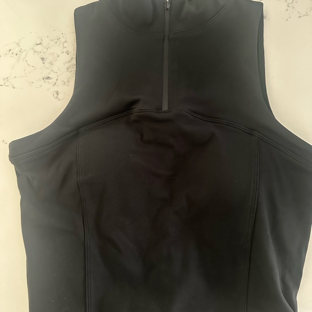 Black Sleeveless Tank Top